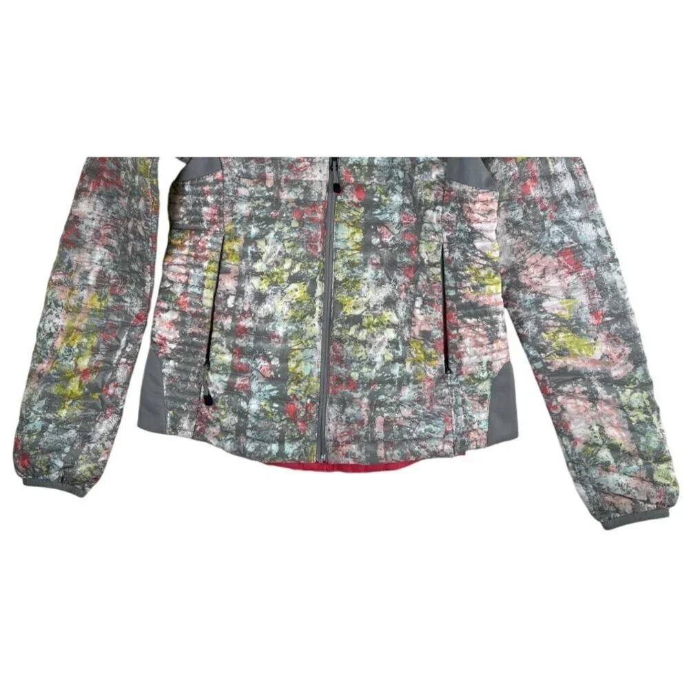 Eddie Bauer Womens Size XS Zip Jacket Storm 800 Quilted Goose Down Bright‎ Camo